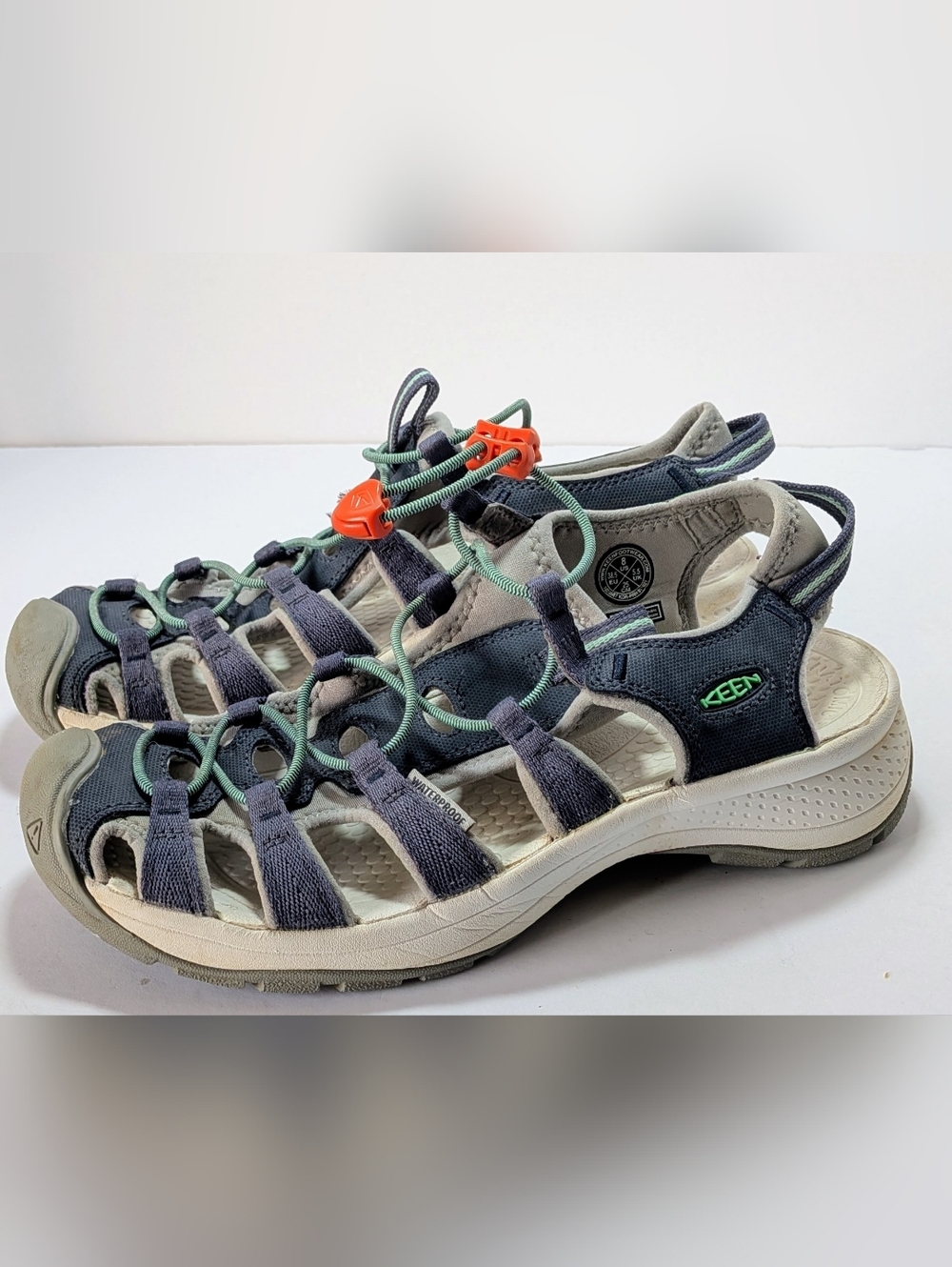 KEEN Astoria West Sandals Women’s Size 8 Gray Waterproof Hiking - Picture 2 of 6